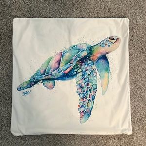 Watercolor Turtle Pillowcase